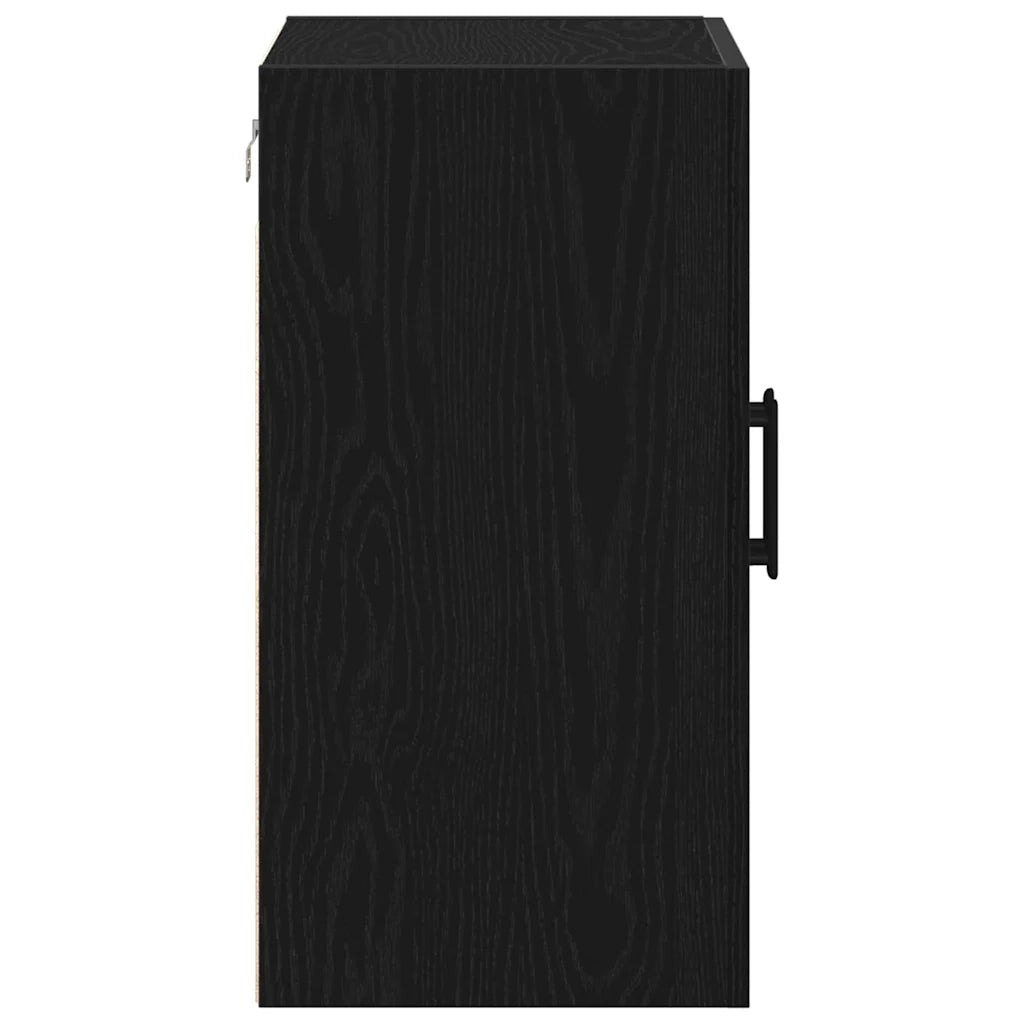 Mobile a muro 60 x 31 x 60 cm Legno ingegnerizzato Rovere Nero 862945