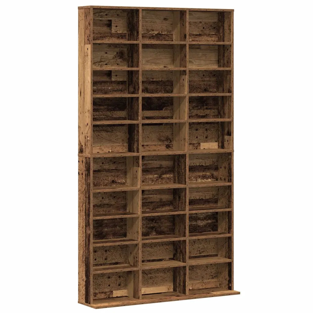 Mobile per CD con lo scaffale Legno vecchio 101 x 23 x 177,5 cm CFW9244013