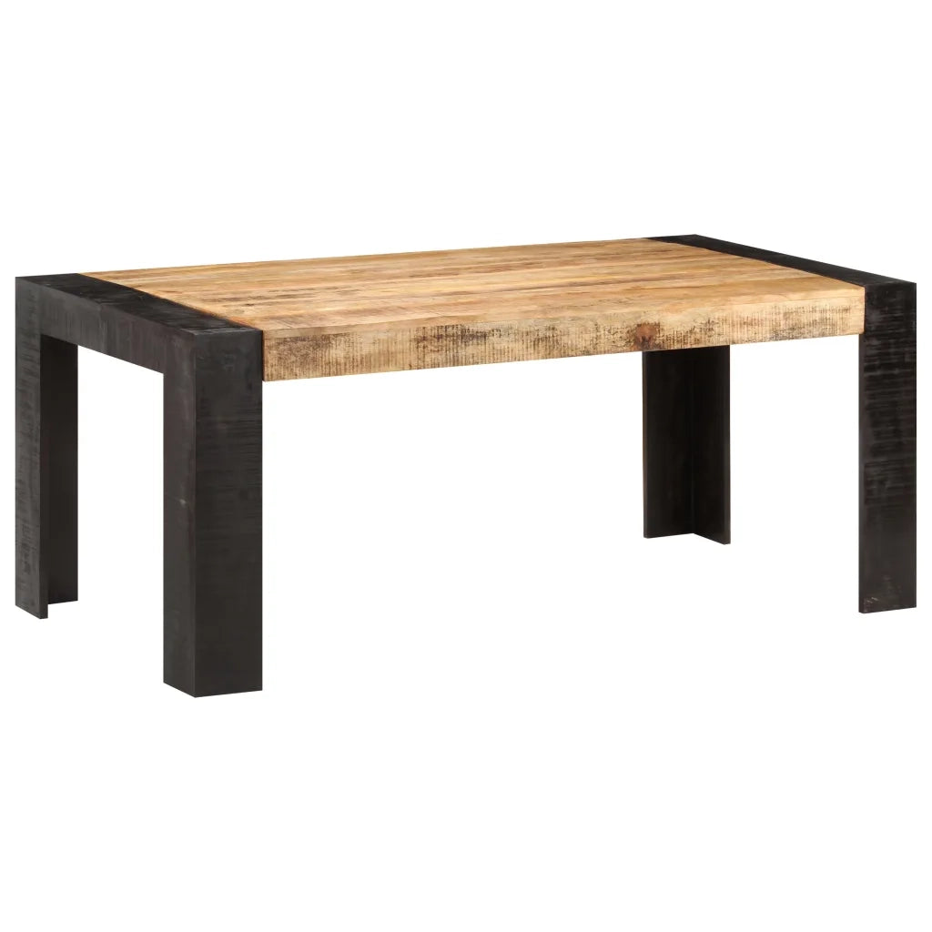 Tavolo da Pranzo 180x90x76 cm in Legno Massello di Mango cod mxl 16956