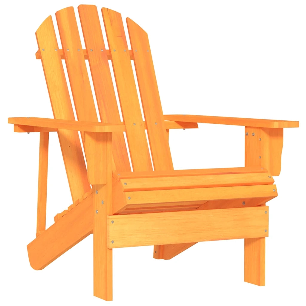 Sedia da Giardino Adirondack Legno Massello di Abete Arancione cod mxl 18456