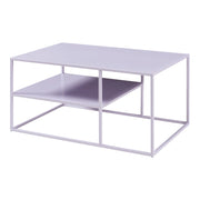 Tavolino/consolle/tavolino rettangolare per soggiorno 45 x 90 x 60 cm viola 03_0010862