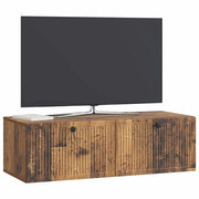 Mobile TV da Muro | Armadietto TV | Mobile Porta TV Legno antico 98 x 41 x 30 cm