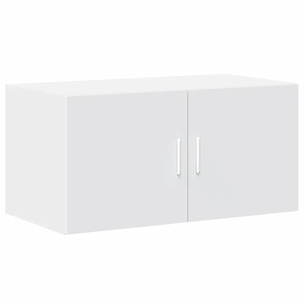 vidaXL Mobile a Parete Bianco 80x42,5x40 cm in Legno Multistrato