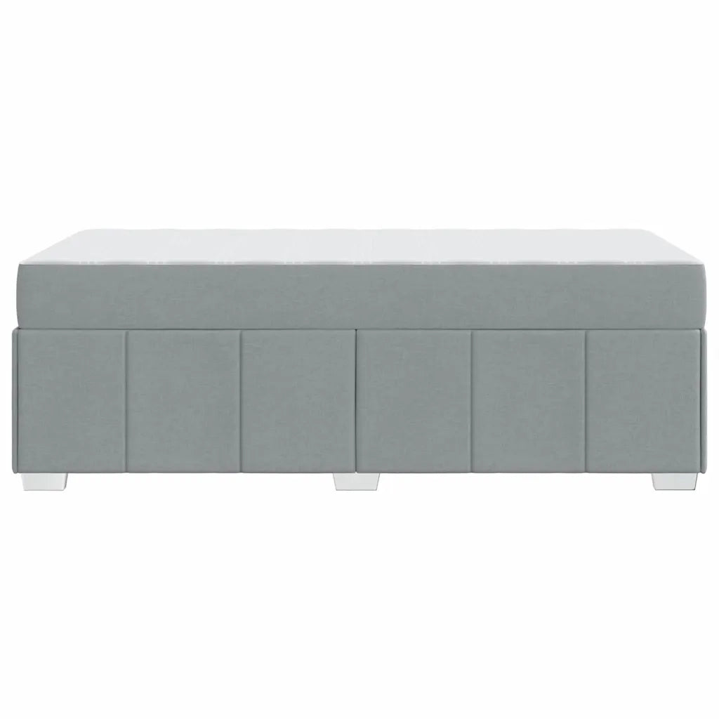 Struttura del letto Grigio chiaro 90 x 200 cm Tessuto 3398258