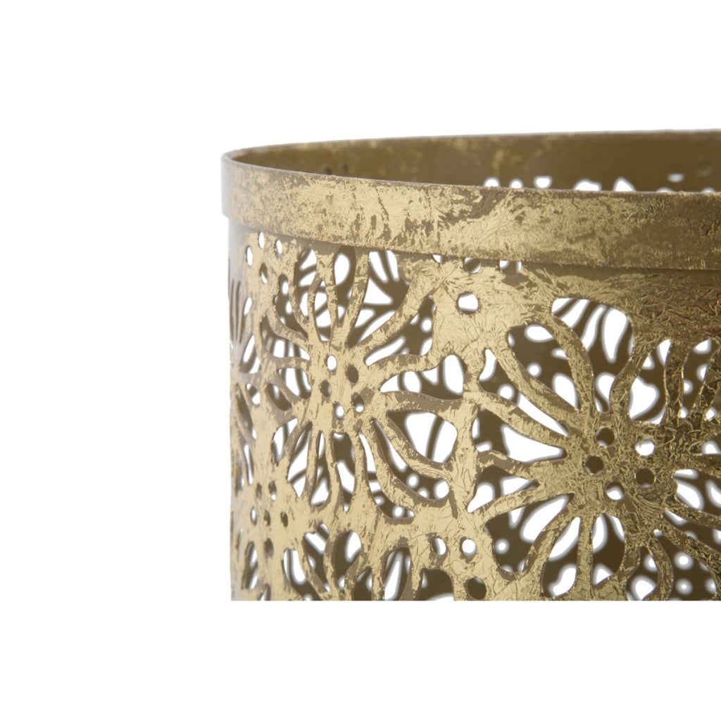 Porta Ombrelli VKH331, Oro, Metallo, 24x24x42 cm