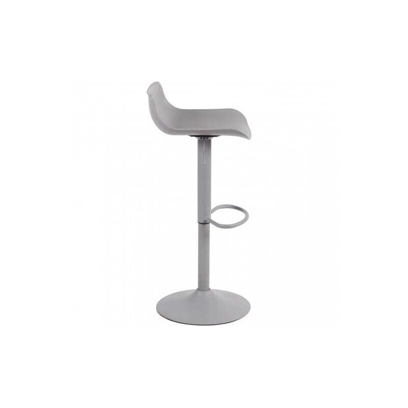 SGABELLO MERANO IN COLORE GRIGIO 43 X 44 X H75/96 CM