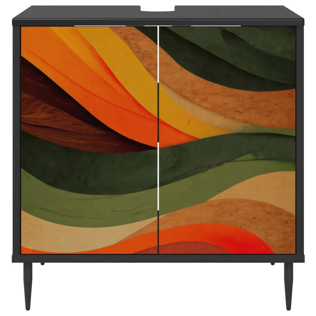 Mobile da Bagno BONN Rovere Nero 60 x 40 x 61 cm 8007421