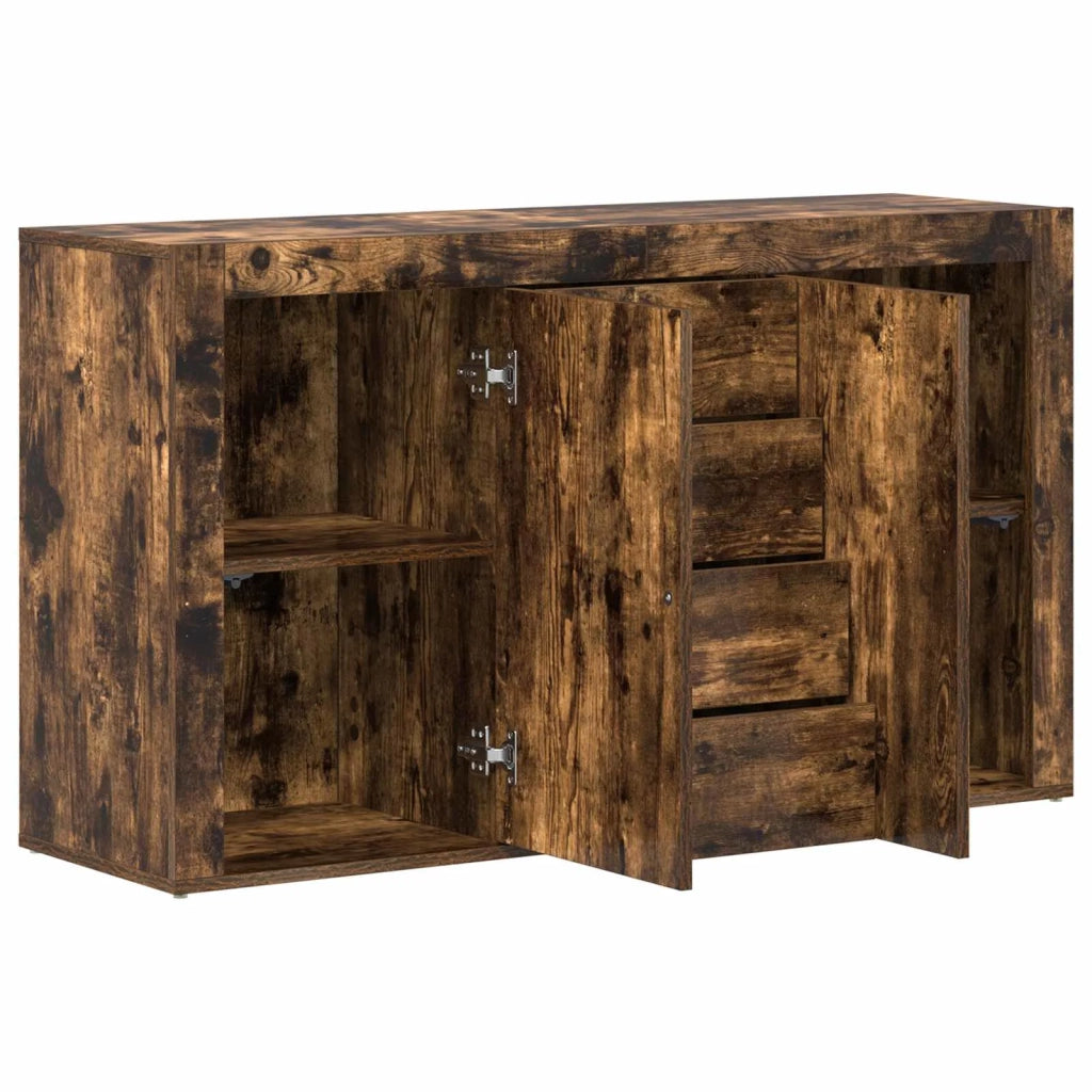 Credenza Rovere fumé 120 x 36 x 69 cm Legno multistrato 3333860