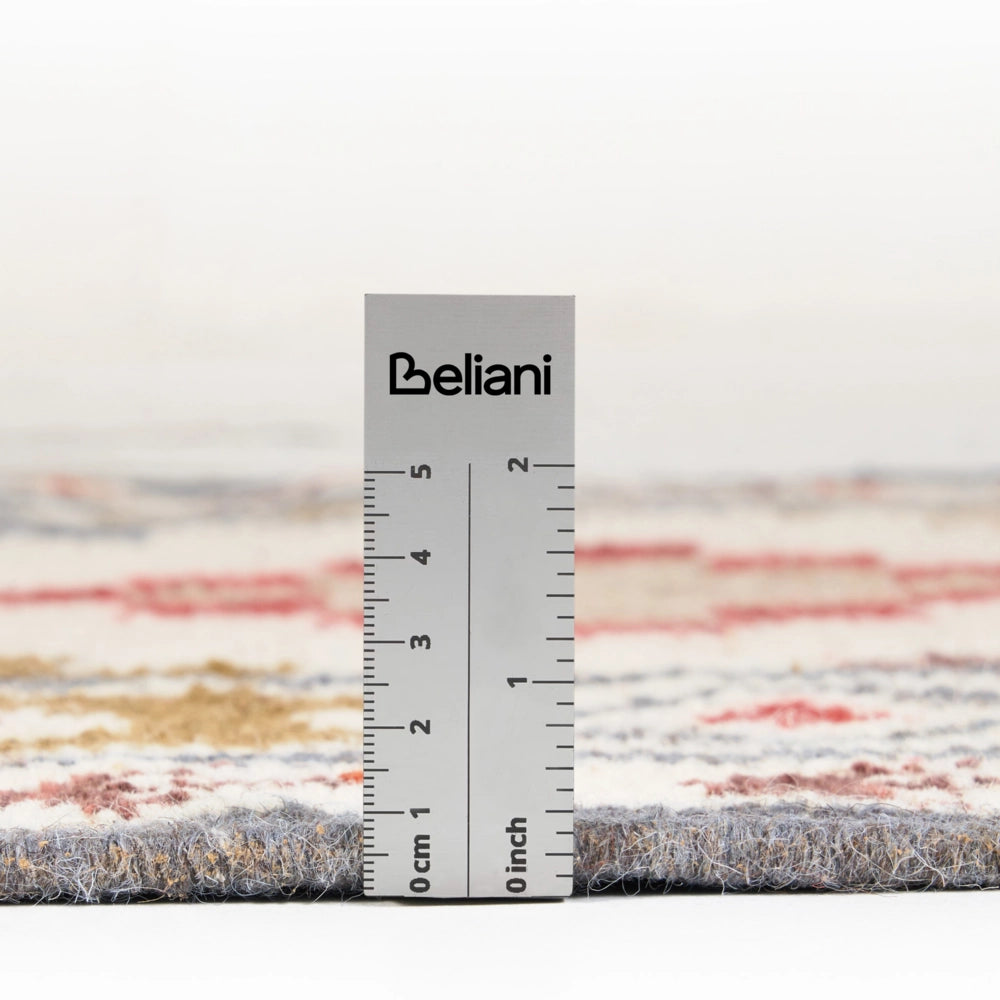 Tappeto di lana multicolore kilim a mano 80 x 300 cm soggiorno camera da letto