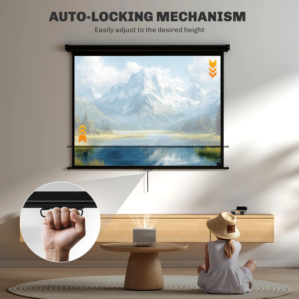 Schermo per proiettore 171x128 cm ¨C Xylo ¨C 84' formato 4:3 HD 4K telo bianco