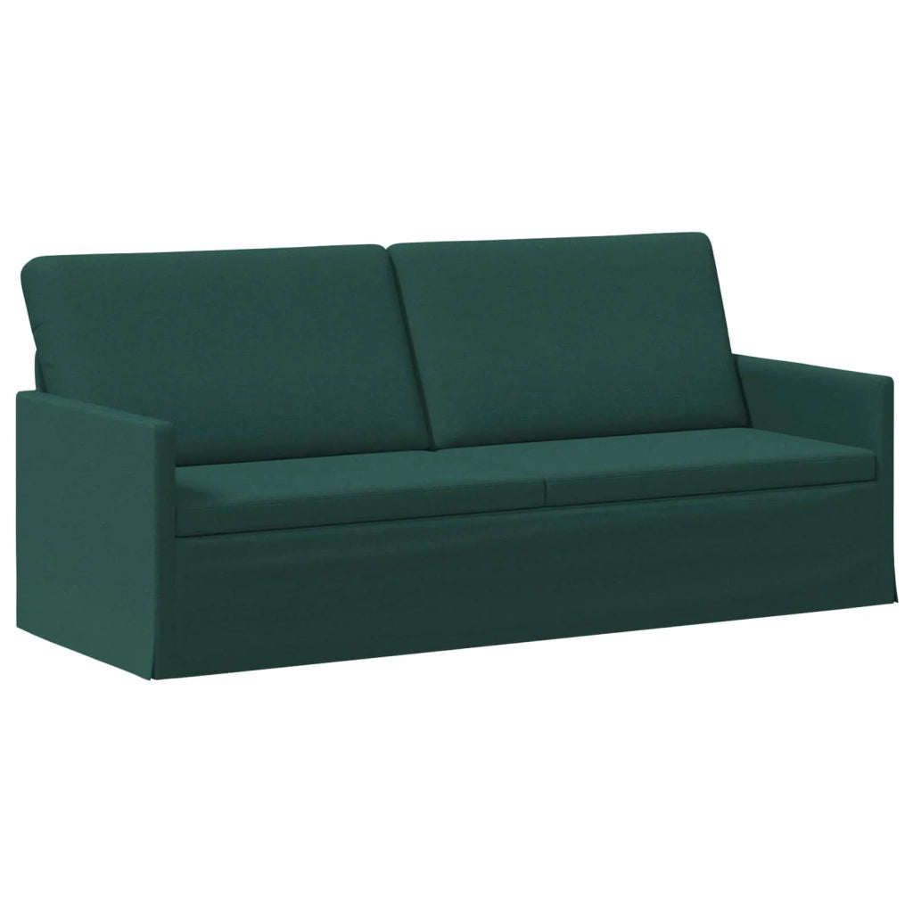 Set di divani 2 pcs Verde Scuro Tessuto 3433167