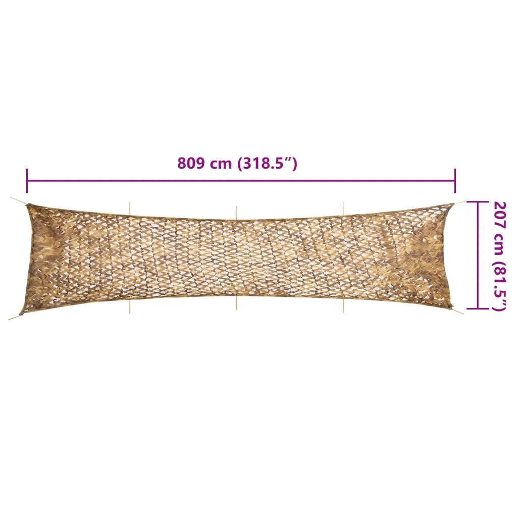 Rete Mimetica con Custodia di Conservazione 809x207 cm Sabbia 4008250