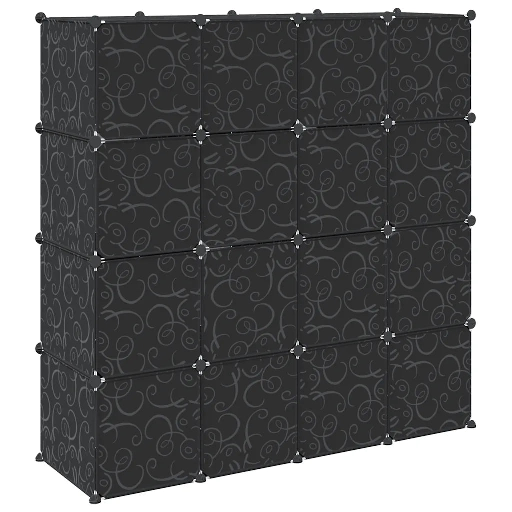 Organizzatore Portaoggetti con 16 Cubi e Aste per Appendere PP CFW4664803