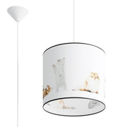 Lampada sospensione bambini gatti Ø30 E27 15W Pure Lume