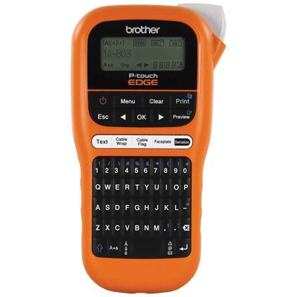 Brother pt-e110 stampante per etichette (cd) trasferimento termico 180 x 180 dpi 20 mm/s hge/tze qwerty - PTE110U1