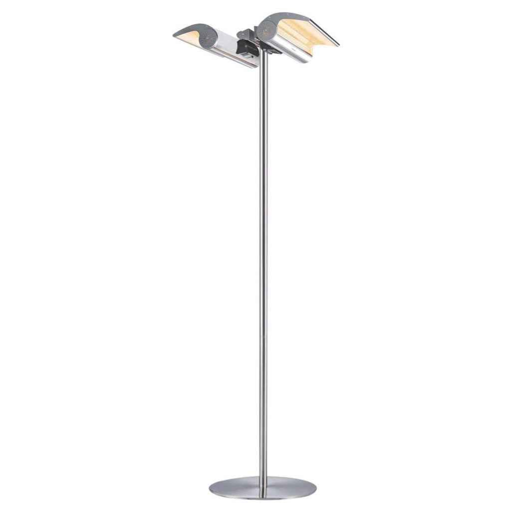 Stufa da Esterno Lampione ad Infrarossi 4000W Sined  Grigio