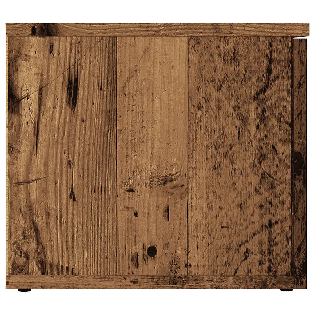 Mobile Porta TV Legno Vecchio 80x34x30 cm in Legno Multistrato