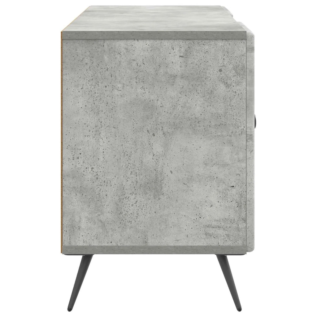 Mobile TV-Credenza per TV Grigio Cemento 102 x 34,5 x 50 cm 216498