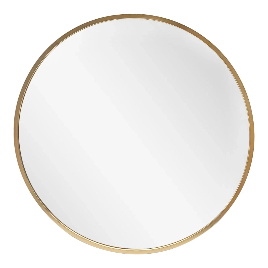 Specchio da parete rotondo diametro 60 cm finitura oro 03_0007921