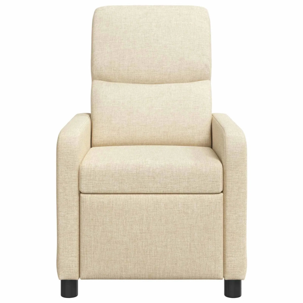 Divano Sedia-Poltrona reclinabile Crema Tessuto 203948