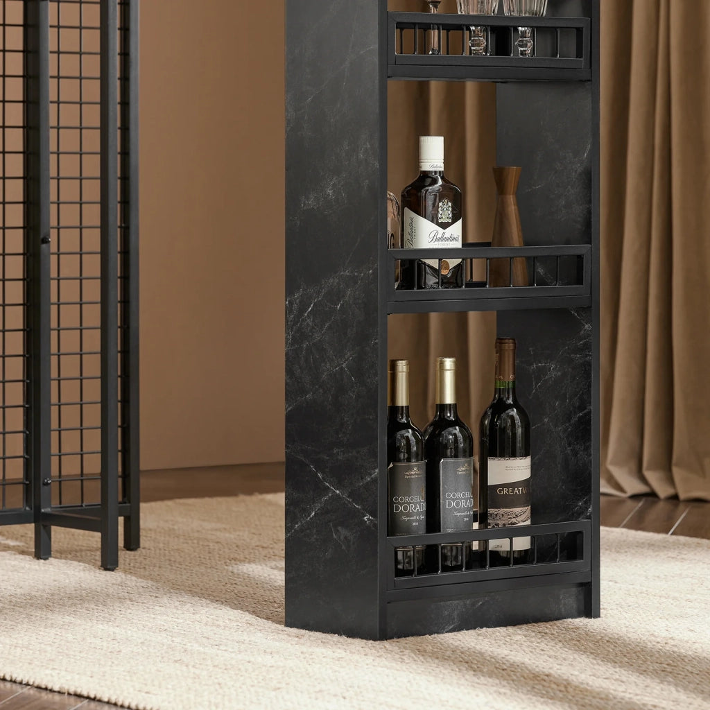 Tavolo Alto Bar Tavolo Da Pranzo Tavolo Da Balcone Penisola Cucina Nero 120x50x105cm FWT100-SCH SoBuy
