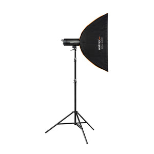 Campaigner 400 HS Set Single flash fotografico da studio, luce LED da 400 W per foto e video, con softbox stativo luci e accessori