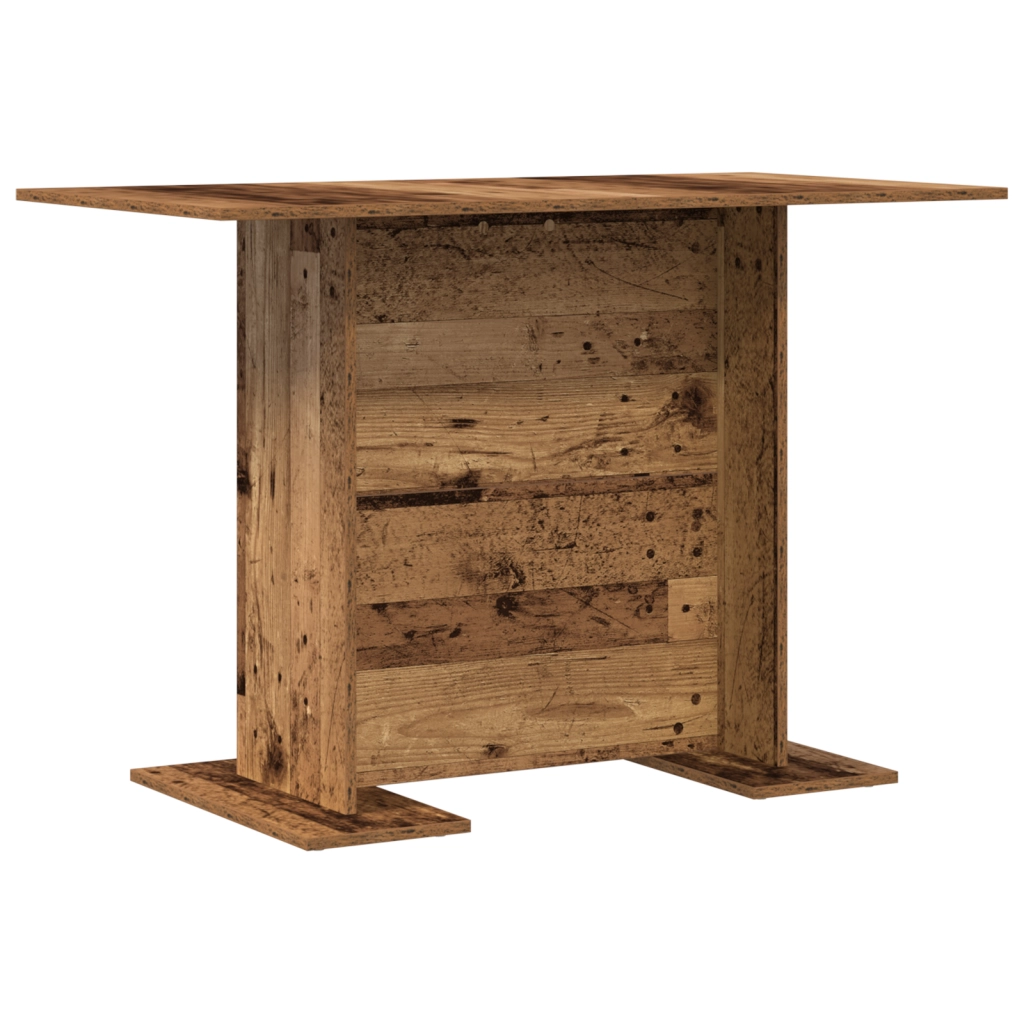 Tavolo da pranzo  in legno antico 110x60x75 cm in legno ingegnerizzato