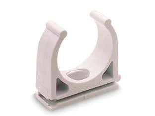 FISSATUBO A CLIPS APERTO PER TUBI FT- - ø mm.32 FT 32 - 50 pezzi FISCHER