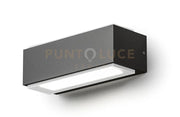 GES960- APPLIQUE LED 4000K 395LM 10W ALLUMINIO IP65 GRIGIO ANTRACITE 18CM