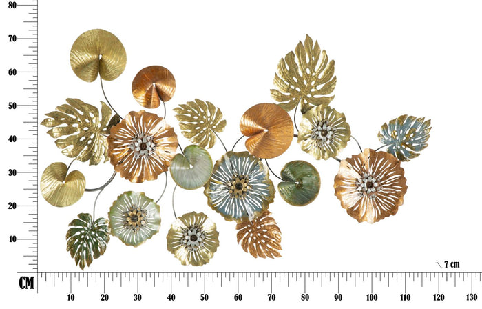 Pannello Leaf 117x7x74 cm in Ferro