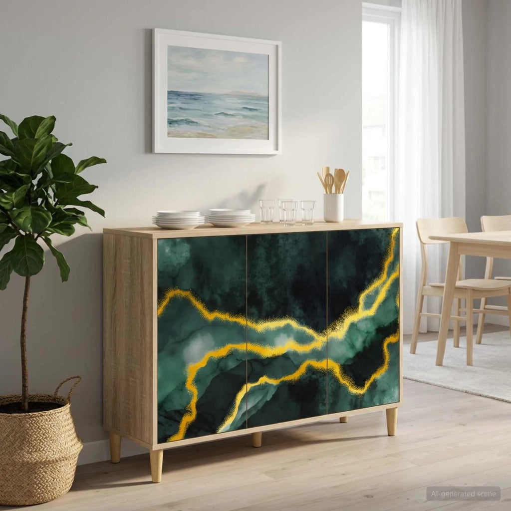 Credenza WIJHE Sonoma 102 x 33 x 75 cm Legno ingegnerizzato 8006954