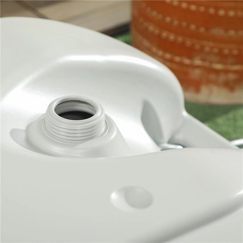 SERBATOIO PER ACQUA DA CAMPEGGIO 40L CON RUOTE E MANIGLIA REGOLABILE TUBO E RUBINETTO INCLUSI GRIGIO
