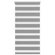 Tenda a rullo | Tenda avvolgibile zebra 40,9x100 cm Tessuto Larghezza 36,7 cm grigio