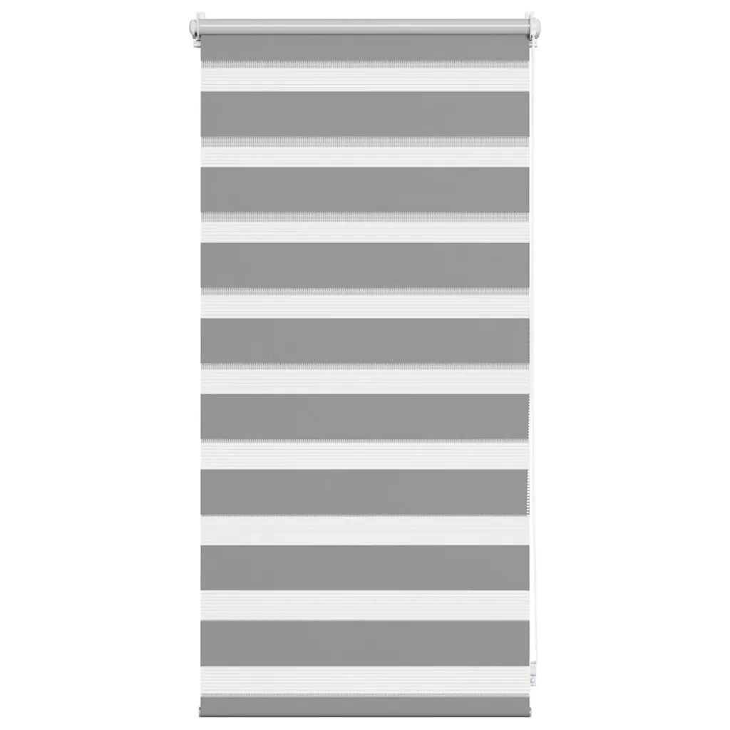 Tenda a rullo | Tenda avvolgibile zebra 40,9x100 cm Tessuto Larghezza 36,7 cm grigio