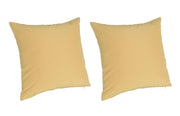 Fodera Cuscino da Esterno Set 2 Pz Copricuscino Federa 45x45 60x60 Bizzotto Colore: Senape, Larghezza: 45 x 45 cm