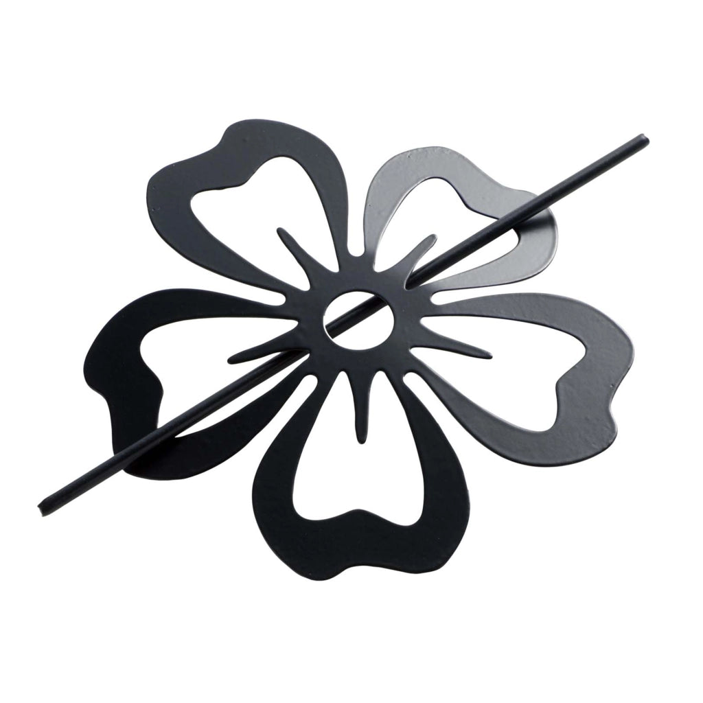 FERMATENDA SPILLA 15 CM       METALLO DIPINTO PETALY Nero