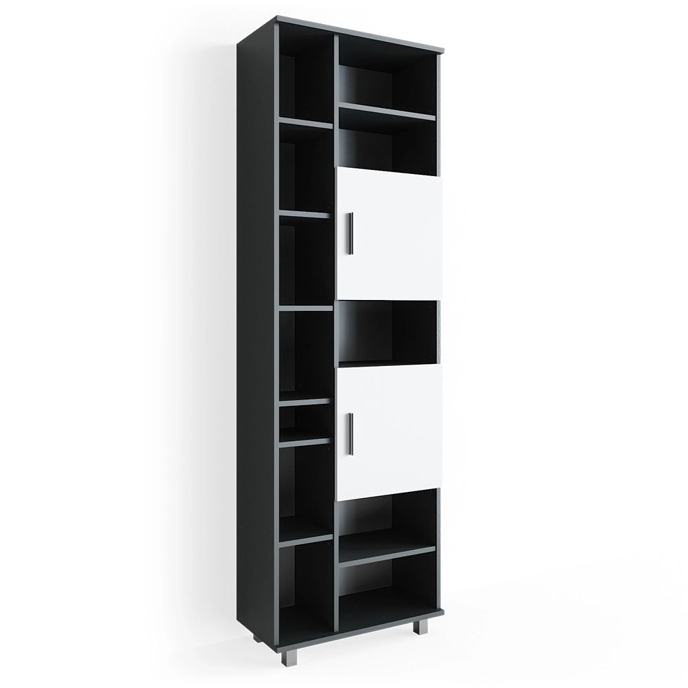 Mobile bagno alto Ilias Antracite/Bianco 60 x 190 cm Vicco