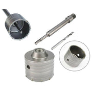 Trade Shop - Fresa A Tazza 65mm Carotatrice Con Asta Sds Plus 90mm Calcestruzzo Cemento -