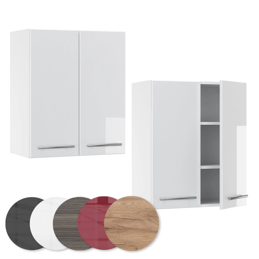 Vicco Pensile da cucina Bianco lucido 60 cm