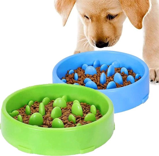 Scatola per cani 2 in 1, espansione lenta, scatola per cani anti-scivola, scatola interattiva per cani, scatola per cani con fondo antiscivola per cani, gatti e cuccioli