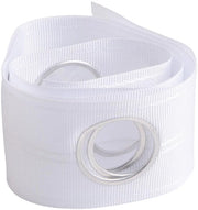 Tessuto a nastro per tende - 10 metri - Bianco - Decorazione DIY - Adatto per tende forate