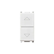 14062 due Pulsanti 1P No + No 10A Bianco Plana