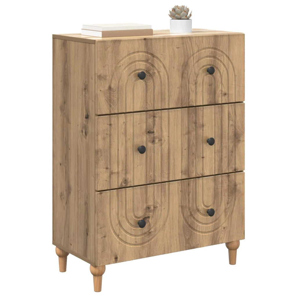 Mobile con Cassetti Rovere Artigianale 66 x 34,5 x 90 cm