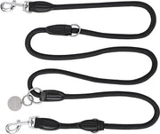 Raccordo per cane regolabile, cintura multifunzionale, doppia cintura, cintura a spalla, robusto, resistente alle intemperie, lunghezza 200 cm, nero