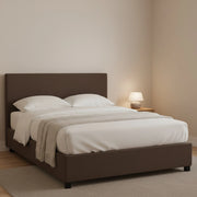 Redditch, Letto Piazza e Mezza Sfoderabile Made in Italy, Marrone