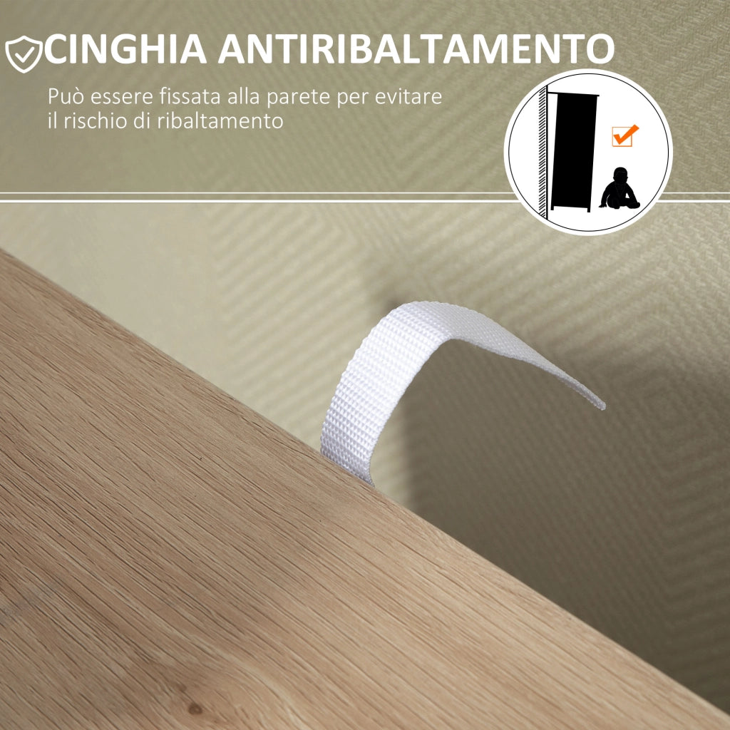 Mobile Bagno con Cassetti e Armadietto ¨C Zephmum ¨C Truciolato Bianco 54x29x83 cm