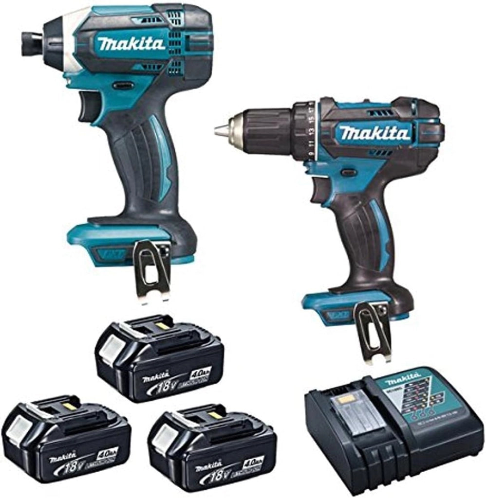 DLX2127MJ1 Trapano avvitatore + avvitatore massa battente 3x18V 4Ah Li-ion + valigetta Makpac