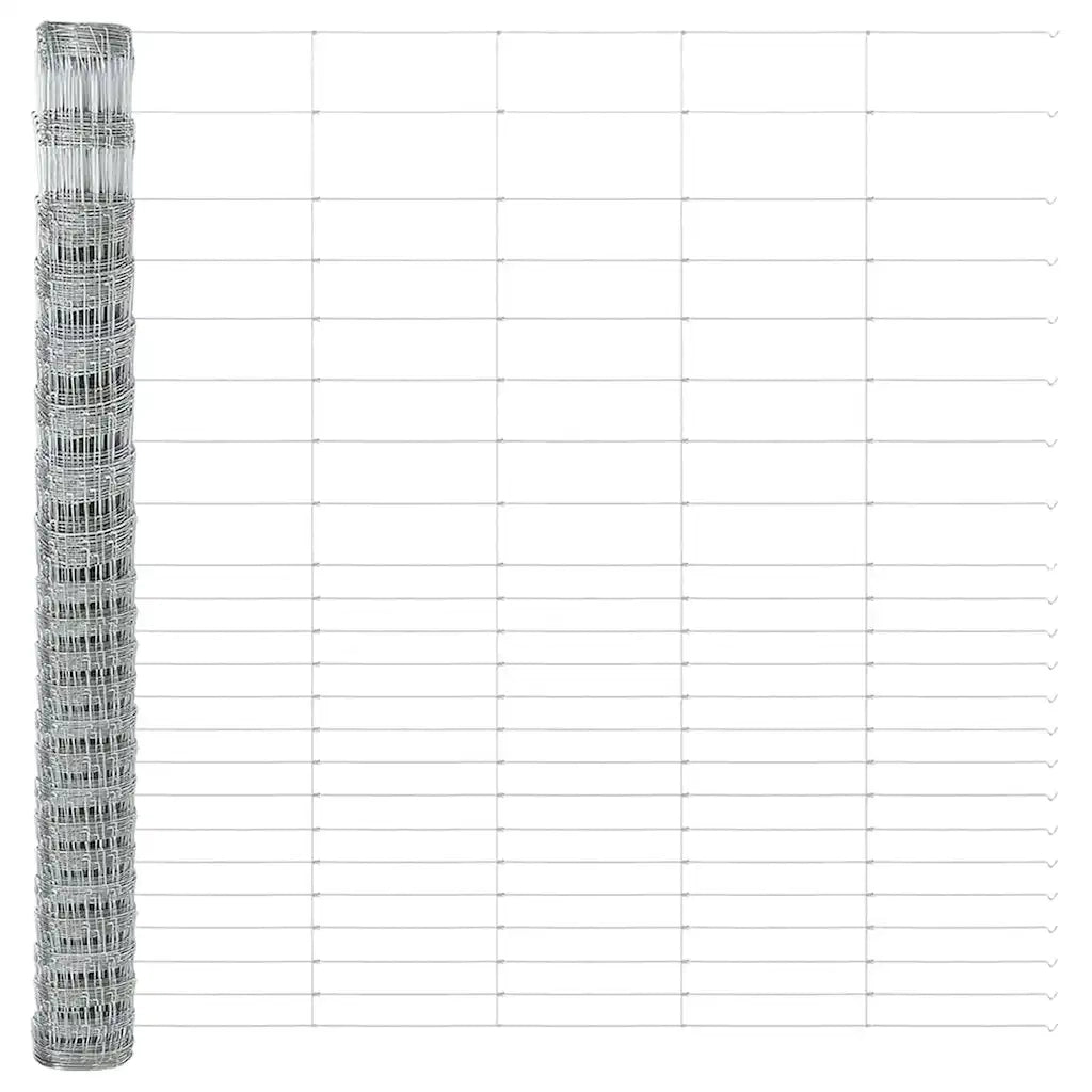 Palo della recinzione Zincato 25 x 1,6 m Acciaio