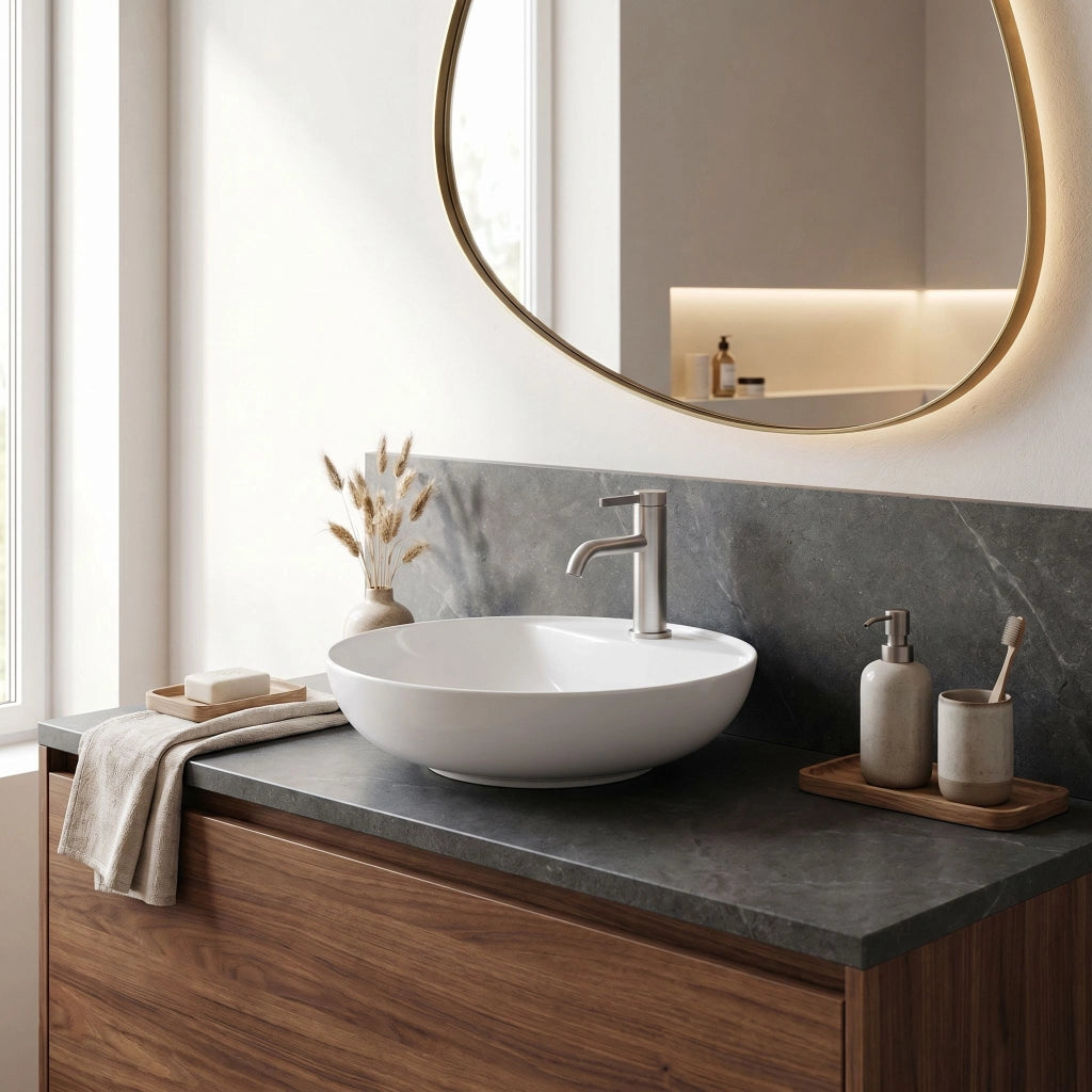 Rubinetto Da Bagno Rea Rivo Brush Nickel