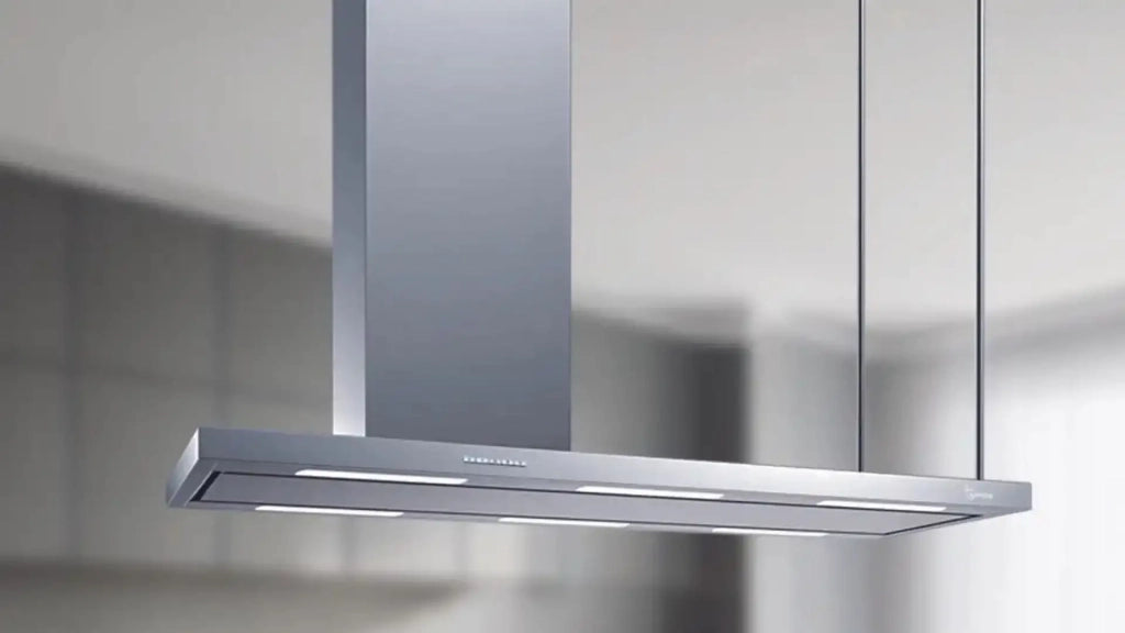 CAPPA ELEA ISOLA cm 176x60 camino sinistra - Inox - 900 m3/h